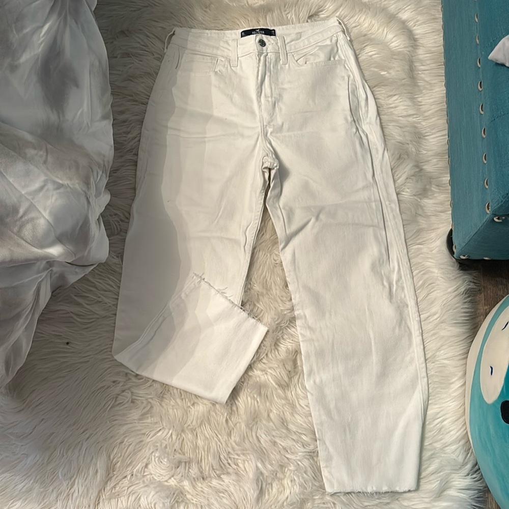 hollister white jeans